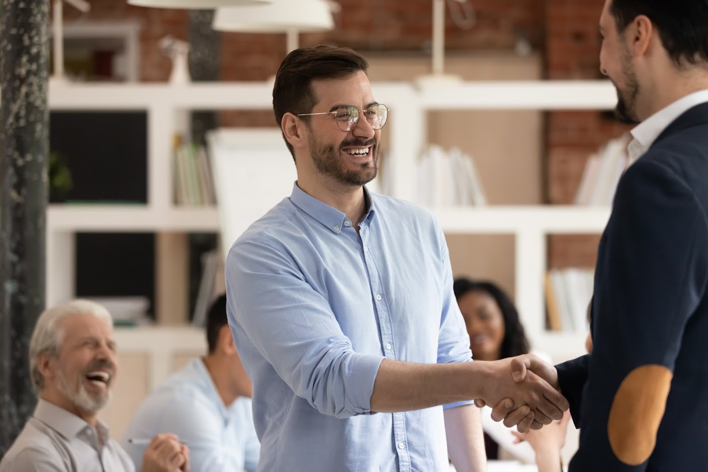 Staffing service interview conversation